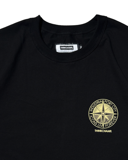 NAVIGATOR TEE IN BASALT BLACK