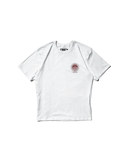 NAVIGATOR TEE IN CLOUD WHITE