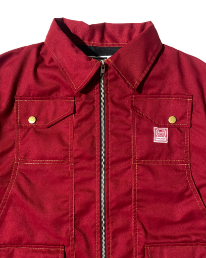 BUCCANEER PANTHERA TIGRIS PADDED-READY JACKET IN CRIMSON COLORWAY