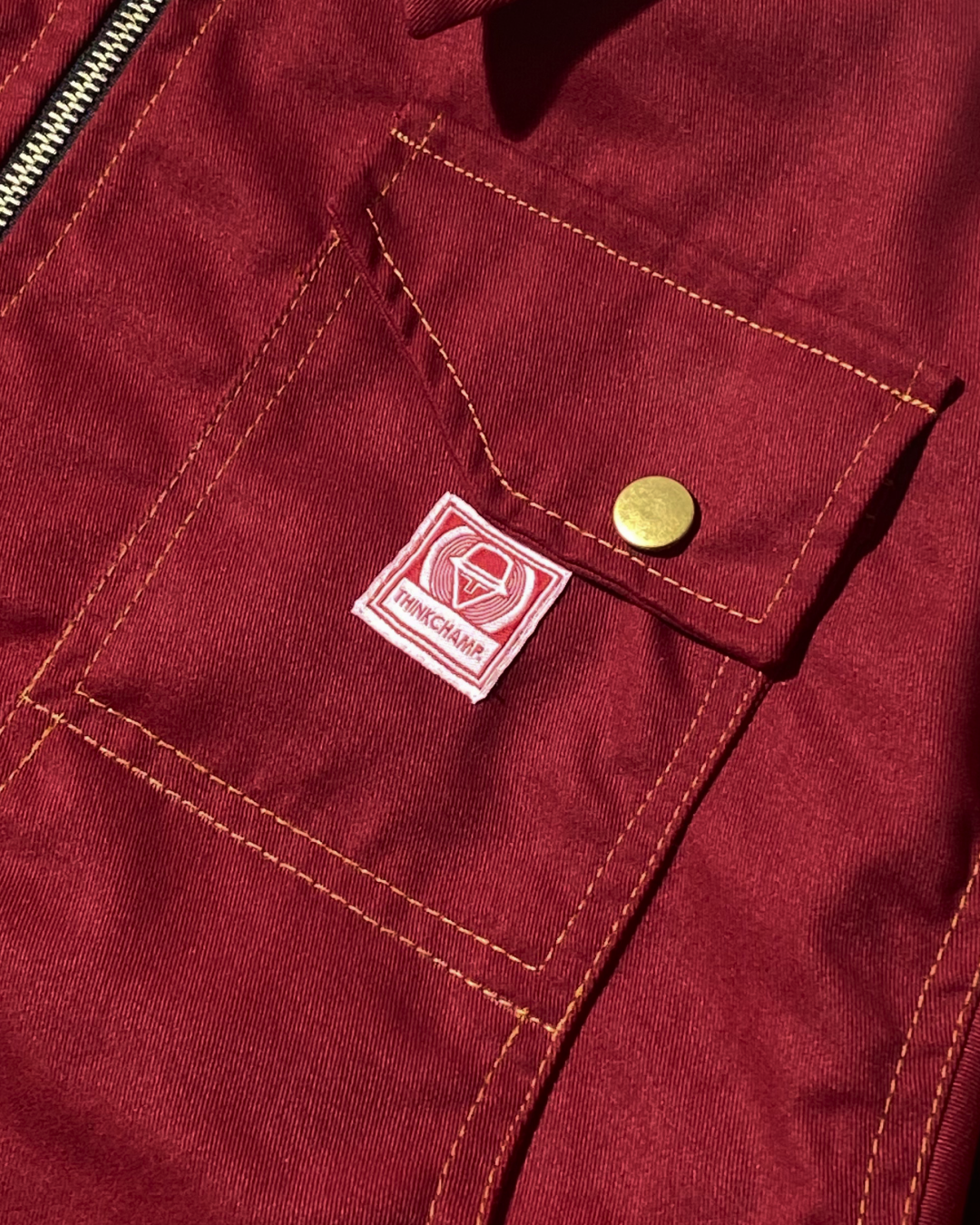 BUCCANEER PANTHERA TIGRIS PADDED-READY JACKET IN CRIMSON COLORWAY