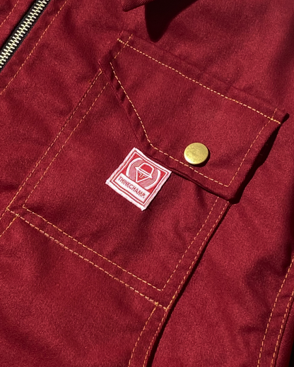 BUCCANEER PANTHERA TIGRIS PADDED-READY JACKET IN CRIMSON COLORWAY
