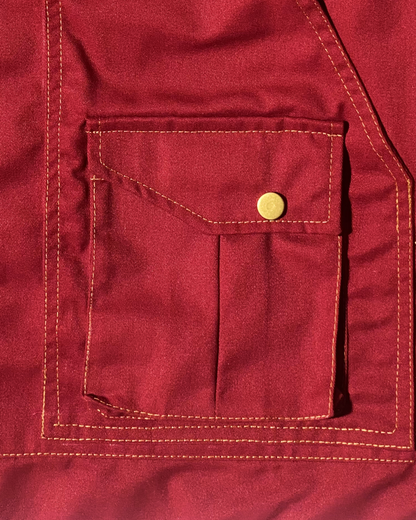 BUCCANEER PANTHERA TIGRIS PADDED-READY JACKET IN CRIMSON COLORWAY