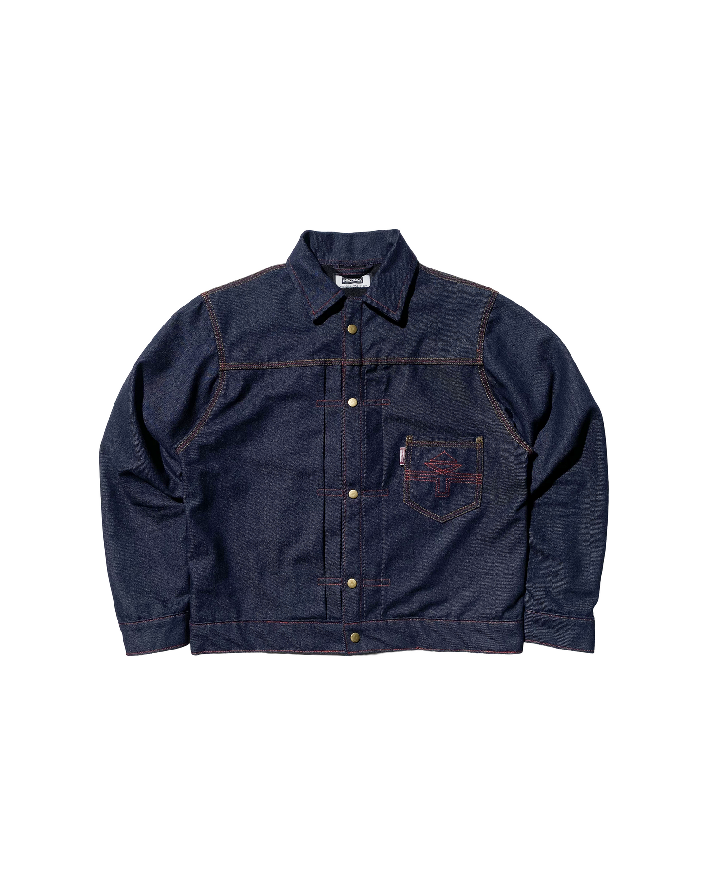 BUCCANEER IRONLINE DENIM TYPE-1 JACKET IN INDIGO BLUE - SCARLET TAG