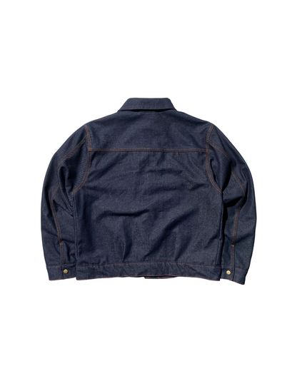 BUCCANEER IRONLINE DENIM TYPE-1 JACKET IN INDIGO BLUE - SCARLET TAG