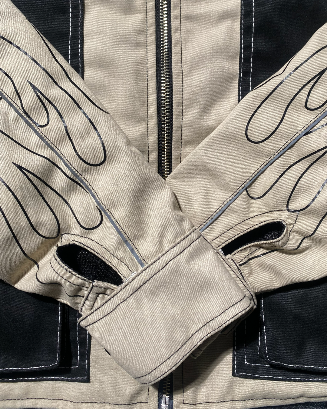 BUCCANEER REVERSED FLAMES PADDED-READY JACKET