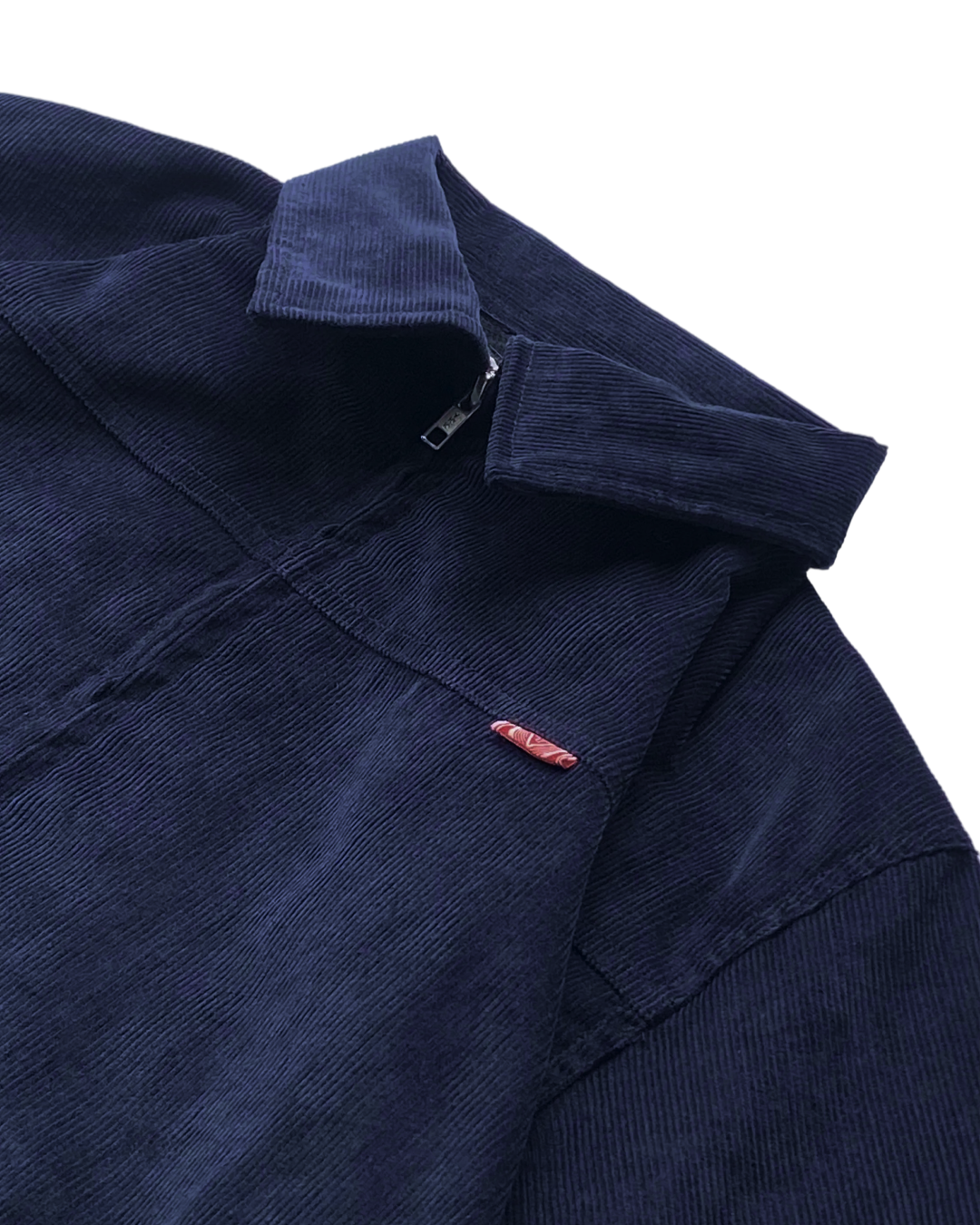 BUCCANEER CORDUROY ZIPDOWN DETROIT IN OCEAN BLUE | SCARLET TAG BY THINKCHAMP