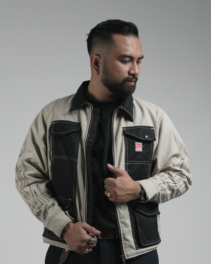 BUCCANEER REVERSED FLAMES PADDED-READY JACKET