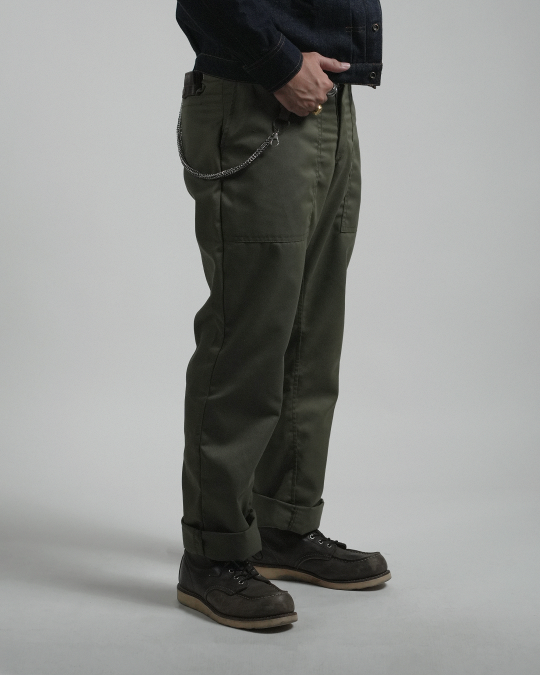 UTILITY BAKER PANTS V2 IN LAKE GREEN