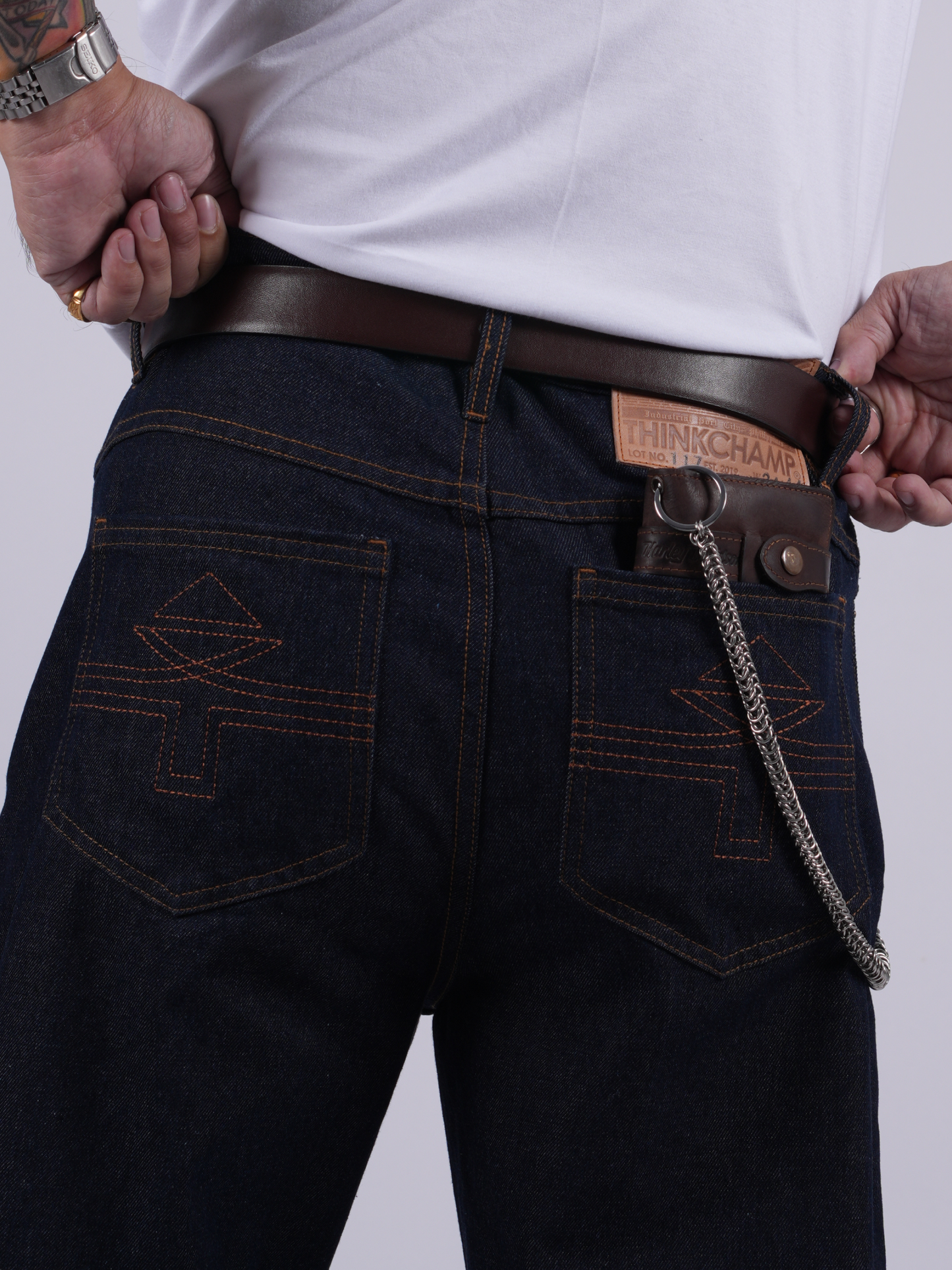 CONRAD 11oz. DENIM PANTS IN INDIGO BLUE