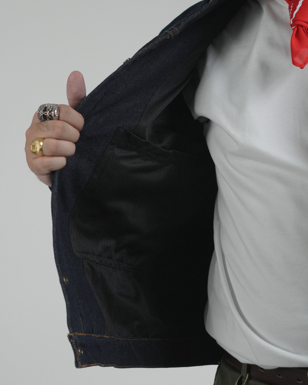 BUCCANEER DENIM TYPE-2 JACKET IN INDIGO BLUE | SCARLET TAG BY THINKCHAMP