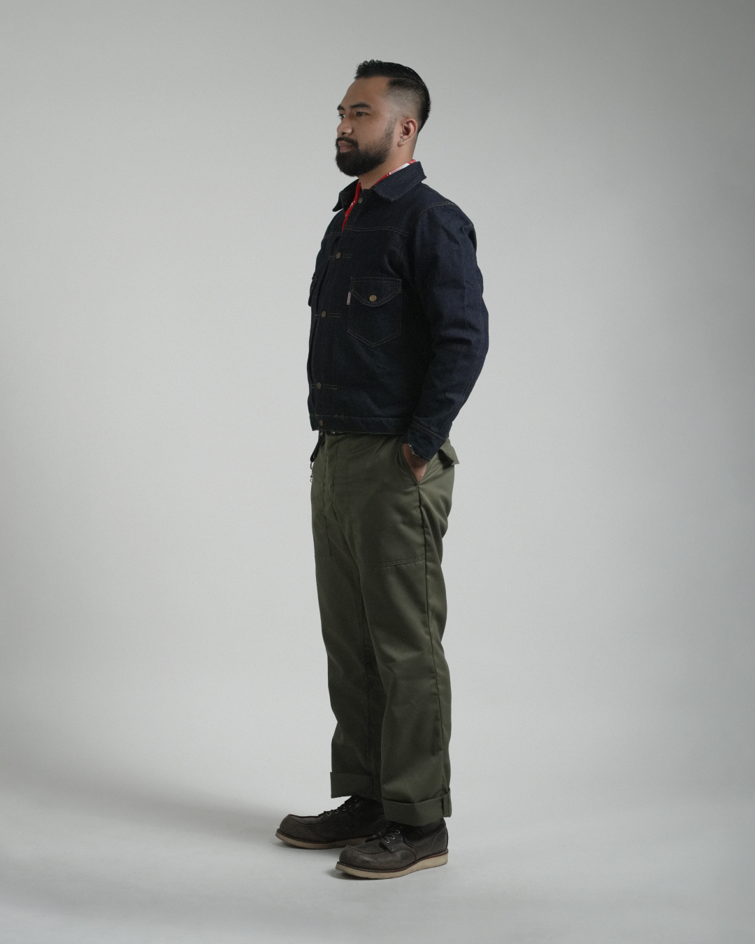 BUCCANEER DENIM TYPE-2 JACKET IN INDIGO BLUE | SCARLET TAG BY THINKCHAMP