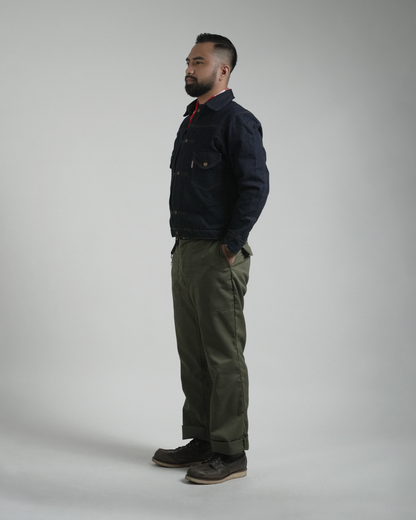 BUCCANEER DENIM TYPE-2 JACKET IN INDIGO BLUE | SCARLET TAG BY THINKCHAMP