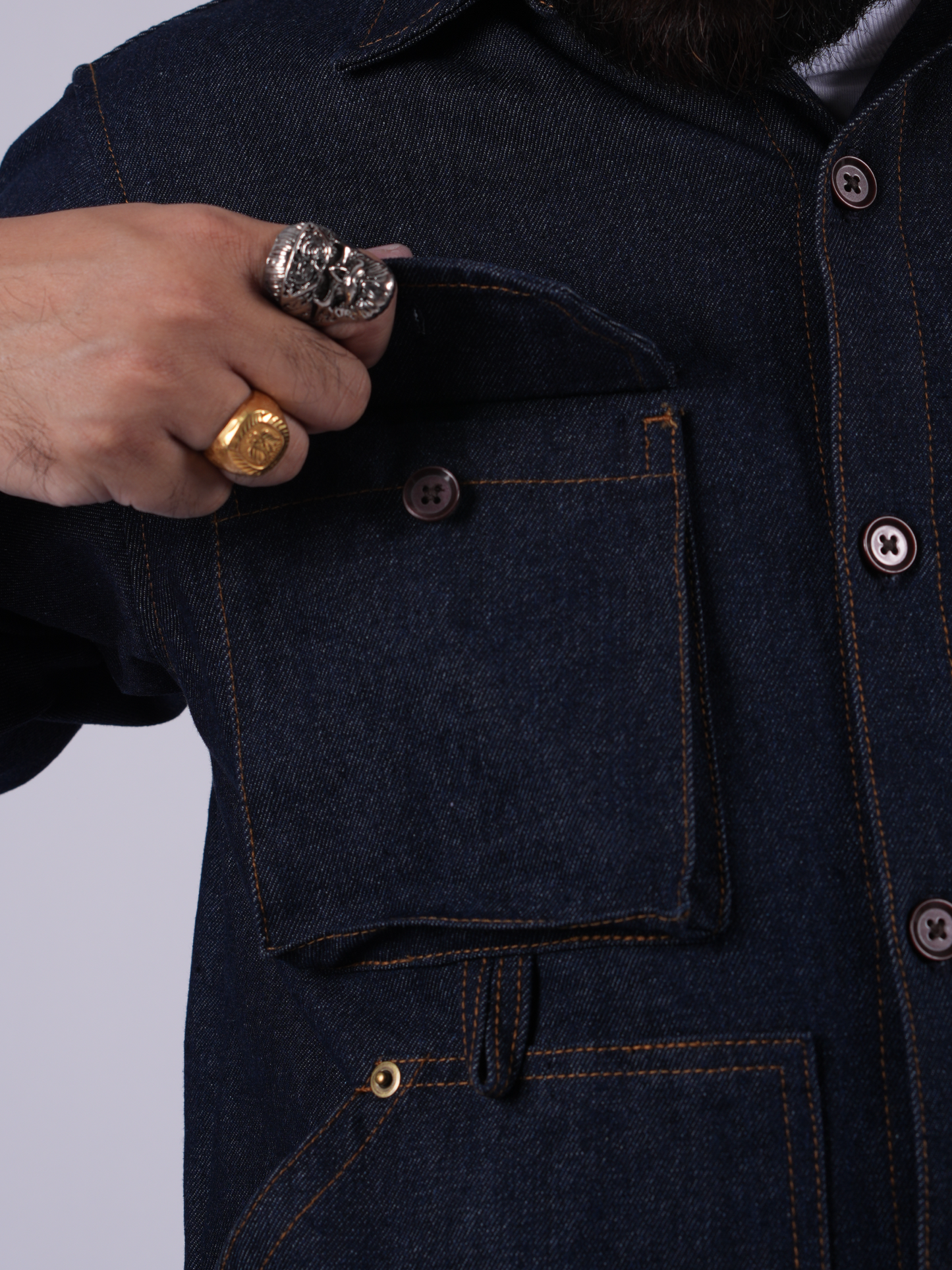 ANTONIO-X DENIM IN INDIGO BLUE