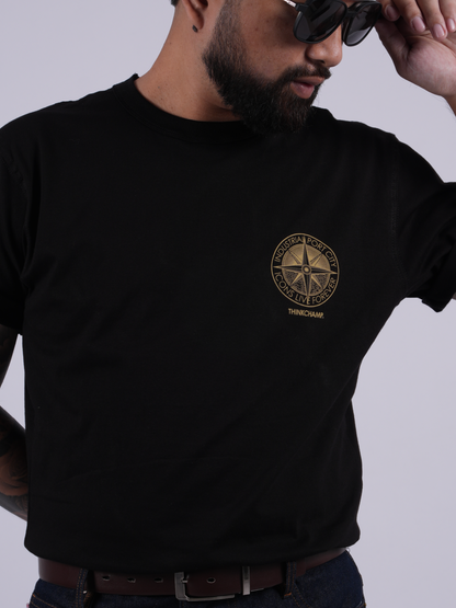NAVIGATOR TEE IN BASALT BLACK