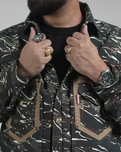 ARCHIVE 004: BUCCANEER PANTHERA TIGRIS TYPE-4 JACKET | SCARLET TAG BY THINKCHAMP