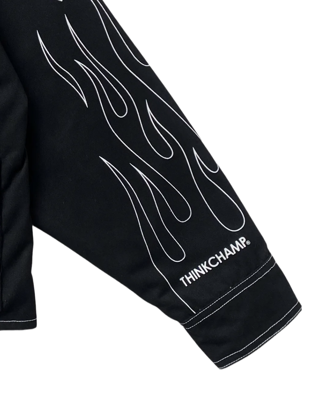 BUCCANEER WHITE FLAMES PADDED-READY JACKET