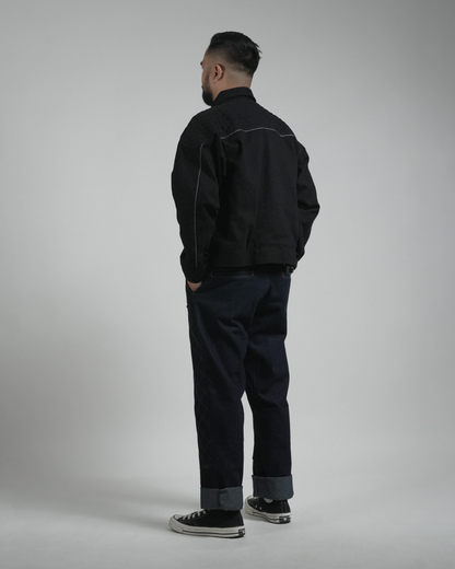 BUCCANEER BISON PADDED-READY JACKET IN BASALT BLACK