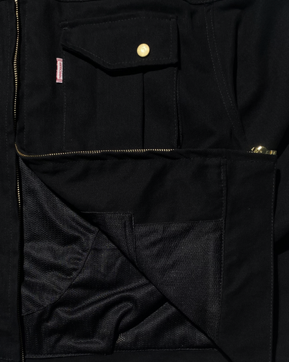 BUCCANEER BISON PADDED-READY JACKET IN BASALT BLACK