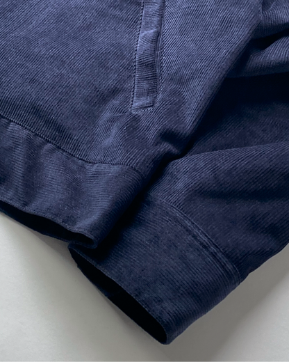 BUCCANEER CORDUROY ZIPDOWN DETROIT IN OCEAN BLUE | SCARLET TAG BY THINKCHAMP