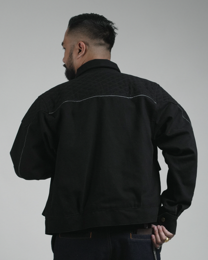 BUCCANEER BISON PADDED-READY JACKET IN BASALT BLACK