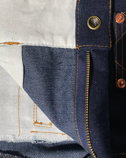 ARCHIVE 005: DENIM HUNTER PANTS IN INDIGO BLUE
