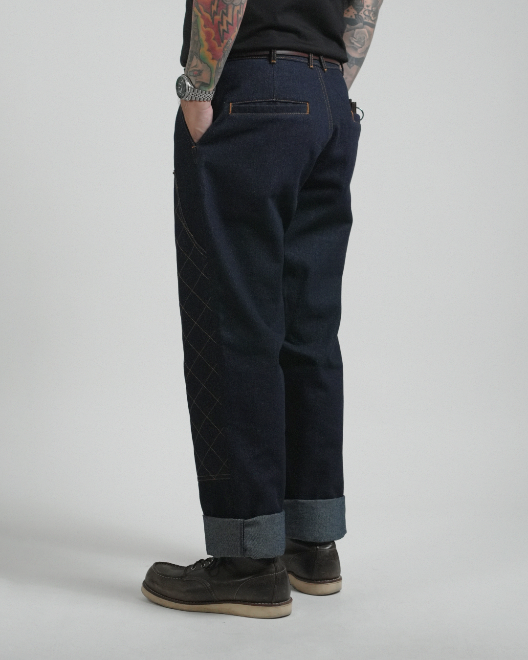 ARCHIVE 005: DENIM HUNTER PANTS IN INDIGO BLUE
