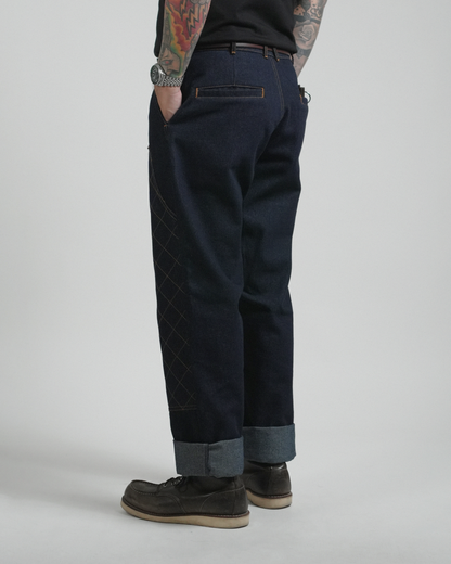 ARCHIVE 005: DENIM HUNTER PANTS IN INDIGO BLUE