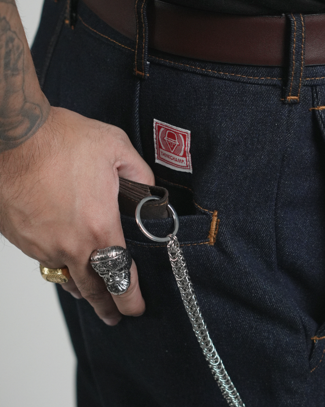 ARCHIVE 005: DENIM HUNTER PANTS IN INDIGO BLUE