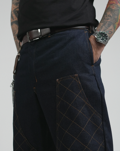 ARCHIVE 005: DENIM HUNTER PANTS IN INDIGO BLUE