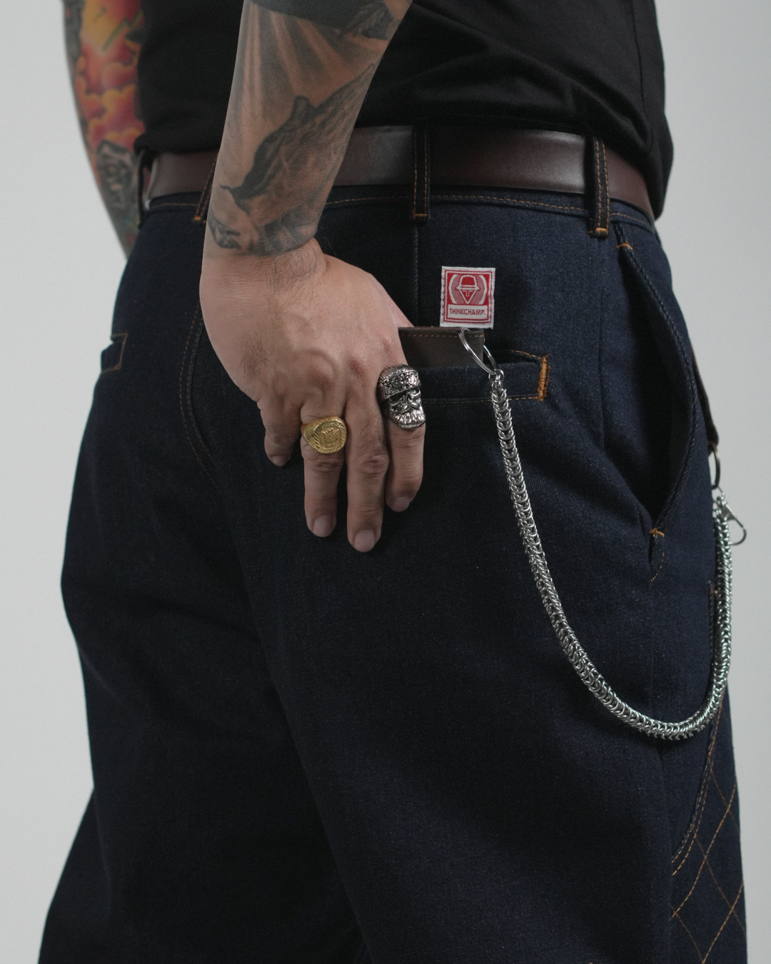 ARCHIVE 005: DENIM HUNTER PANTS IN INDIGO BLUE