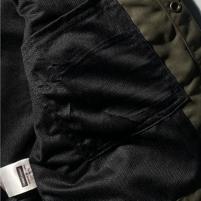 (PRE-ORDER ONLY) ARCHIVE 001: BUCCANEER TWILL TYPE-2 JACKET IN LAKE GREEN  | SCARLET TAG BY THINKCHAMP