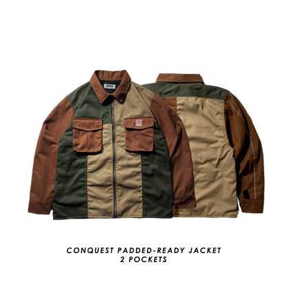 BUCCANEER CONQUEST ZIP DOWN FOREST COLORWAY / PADDED-READY CONQUEST