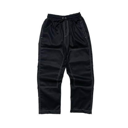 4ポケットダブルニーパンツ（バサルトブラック）