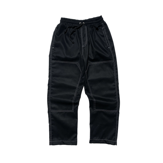 4ポケットダブルニーパンツ（バサルトブラック）