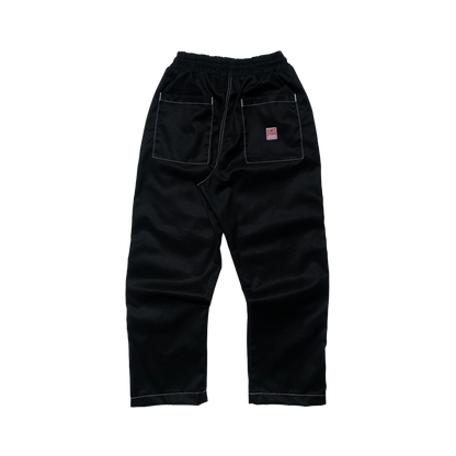 4ポケットダブルニーパンツ（バサルトブラック）