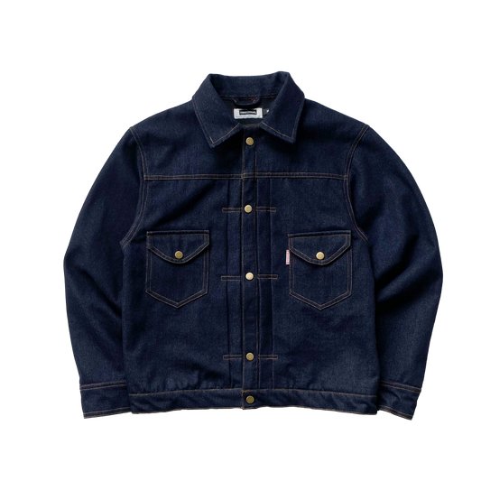 BUCCANEER DENIM TYPE-2 JACKET IN INDIGO BLUE | SCARLET TAG BY THINKCHAMP