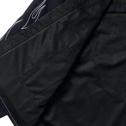 BUCCANEER WHITE FLAMES PADDED-READY JACKET