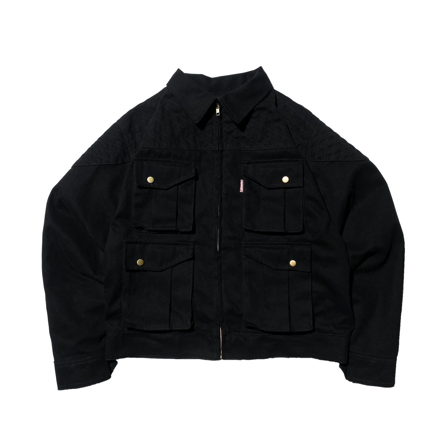 BUCCANEER BISON PADDED-READY JACKET IN BASALT BLACK