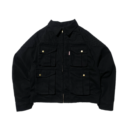 BUCCANEER BISON PADDED-READY JACKET IN BASALT BLACK