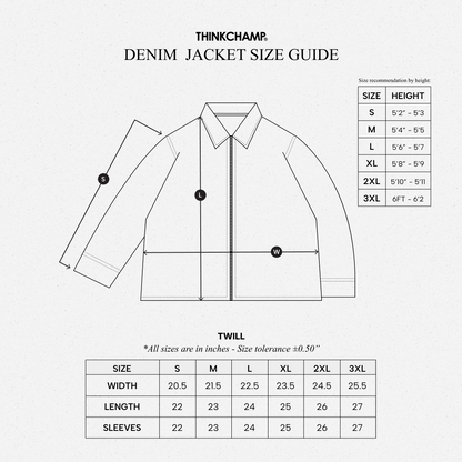 BUCCANEER DENIM TYPE-2 JACKET IN INDIGO BLUE | SCARLET TAG BY THINKCHAMP