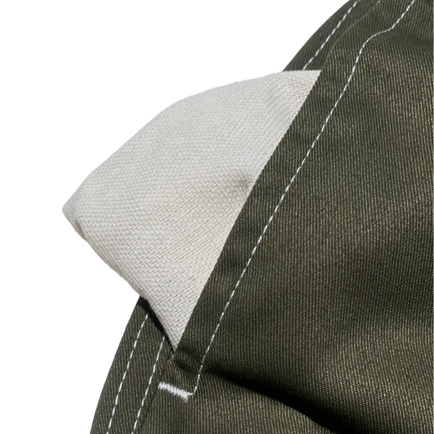 レイクグリーンの4ポケットダブルニーパンツ