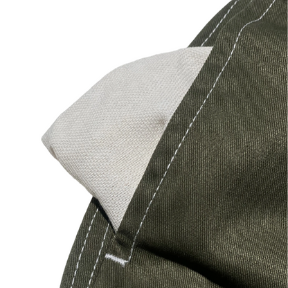 レイクグリーンの4ポケットダブルニーパンツ