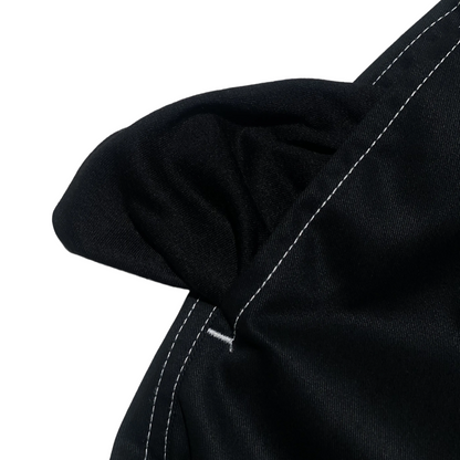 4ポケットダブルニーパンツ（バサルトブラック）