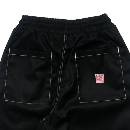 4ポケットダブルニーパンツ（バサルトブラック）