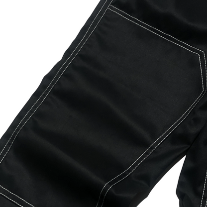 4ポケットダブルニーパンツ（バサルトブラック）