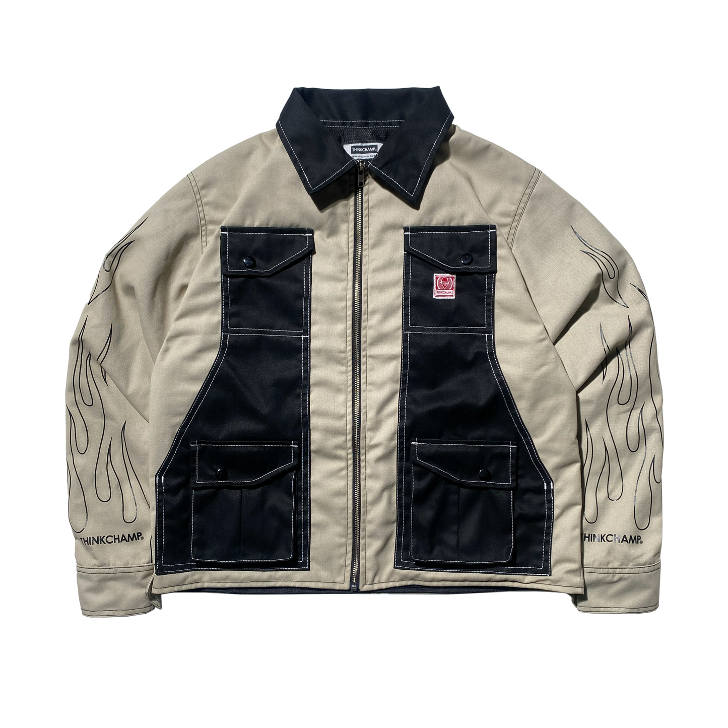 BUCCANEER REVERSED FLAMES PADDED-READY JACKET