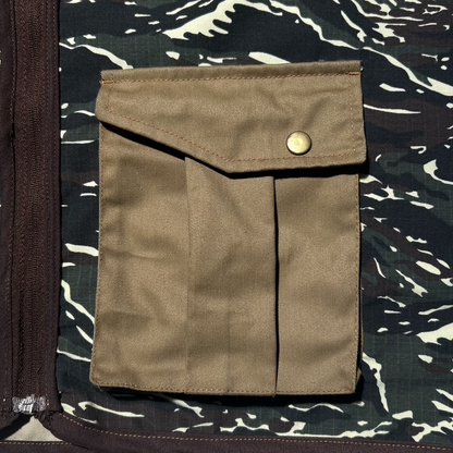 PATHFINDER REVERSIBLE UTILITY VEST IN SAND WHITE AND TIGER CAMOU COLORWAY- PRE-ORDER