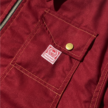 BUCCANEER PANTHERA TIGRIS PADDED-READY JACKET IN CRIMSON COLORWAY