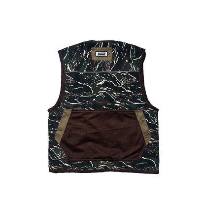 PATHFINDER REVERSIBLE UTILITY VEST IN SAND WHITE AND TIGER CAMOU COLORWAY- PRE-ORDER