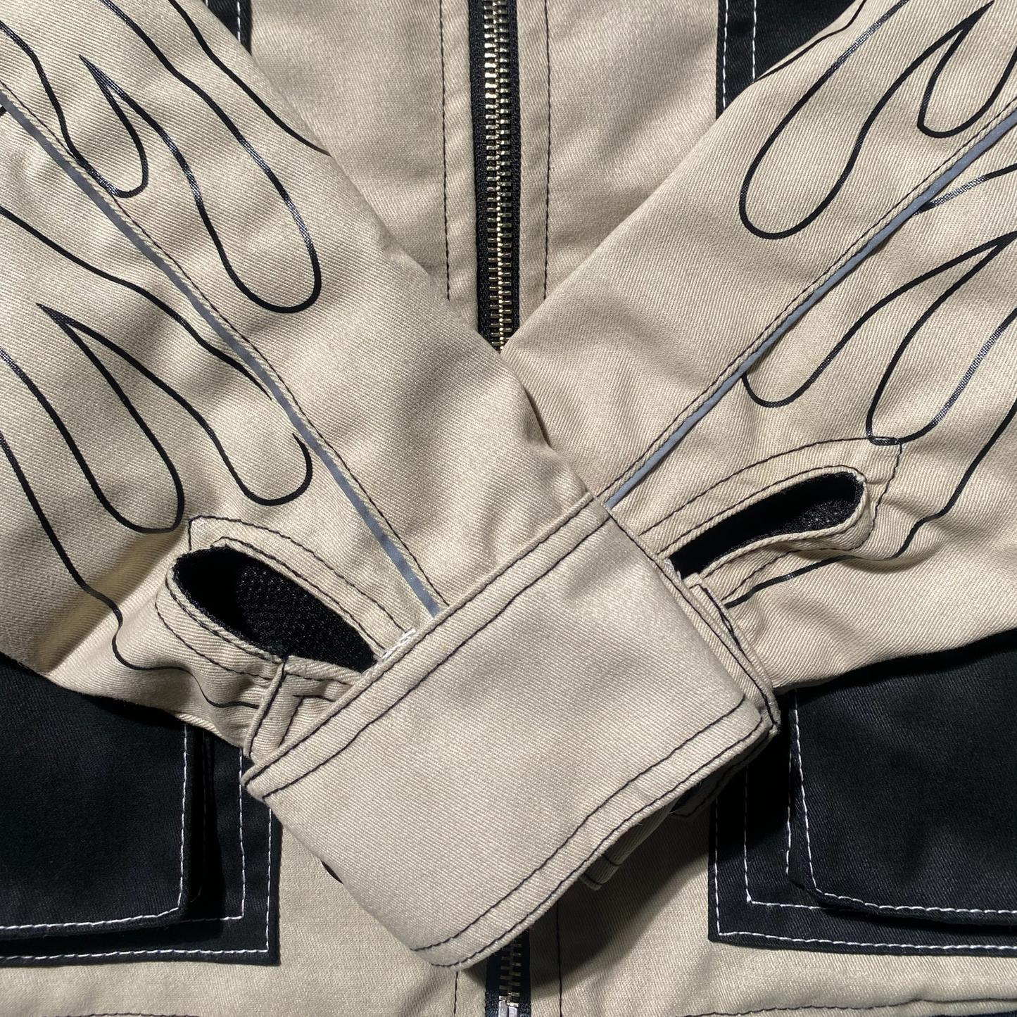 BUCCANEER REVERSED FLAMES PADDED-READY JACKET